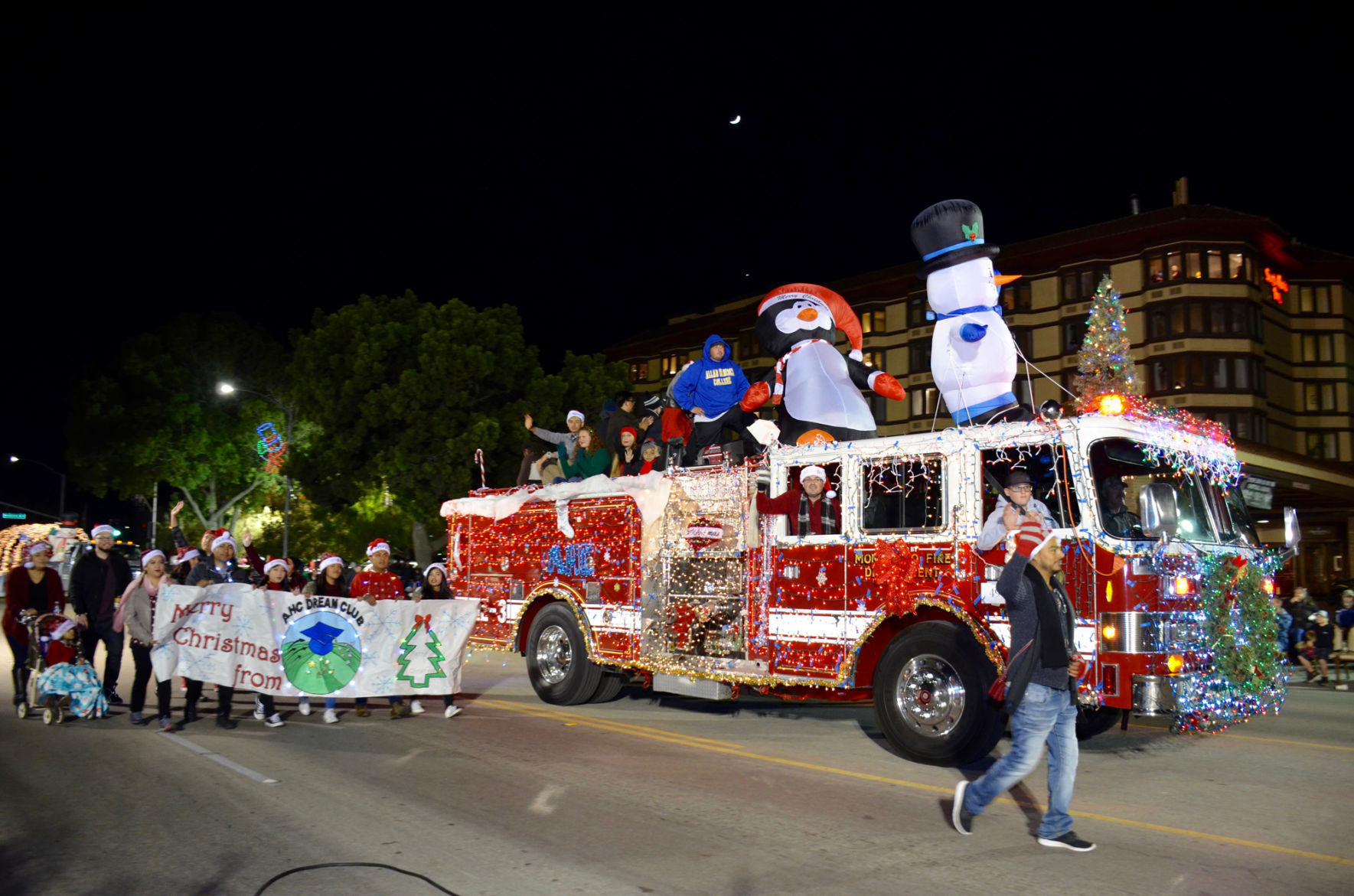 Strong choice going with the red fire truck - 2016